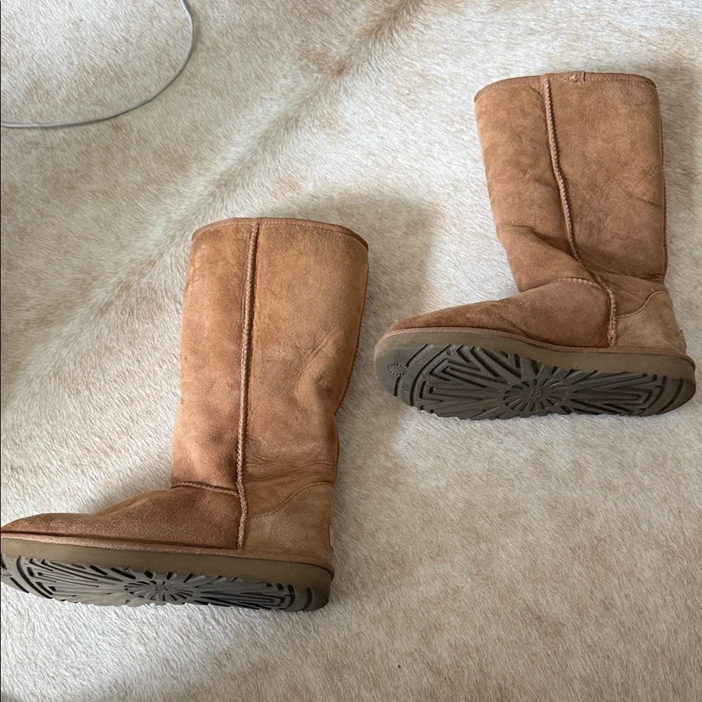 UGG Brown tall Suede Boots size 10